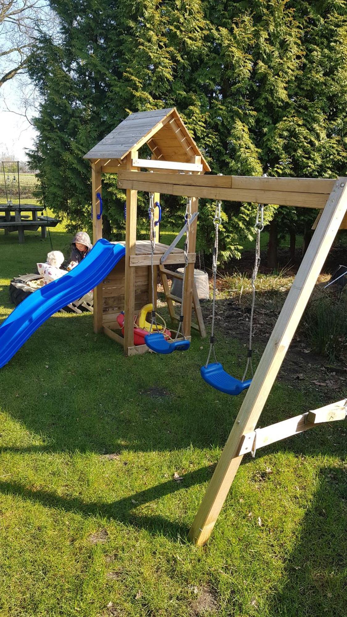 Basic Ingerichte Vouwwagen Op Camping Westenenk, Wijster Exterior photo